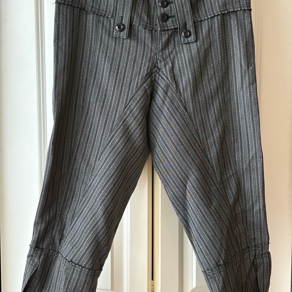 Junya Watanabe Commes des Garçons Striped Gray Pants S